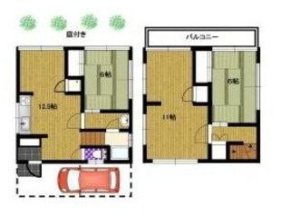 モダンハウスの物件間取画像